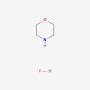 molecular formula C4H10INO B1254160 Morpholinium iodide CAS No. 58464-45-2
