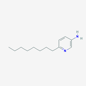molecular formula C13H22N2 B12541647 6-Octylpyridin-3-amine CAS No. 143807-47-0