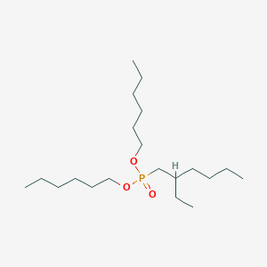 molecular formula C20H43O3P B12541653 Dihexyl (2-ethylhexyl)phosphonate CAS No. 142055-57-0