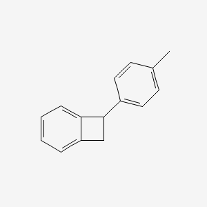 molecular formula C15H14 B12541705 Bicyclo[4.2.0]octa-1,3,5-triene, 7-(4-methylphenyl)- CAS No. 661476-70-6