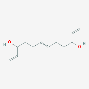 molecular formula C12H20O2 B12541770 Dodeca-1,6,11-triene-3,10-diol CAS No. 801237-19-4