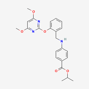 molecular formula C23H25N3O5 B1254182 Pyribambenz-isopropyl 