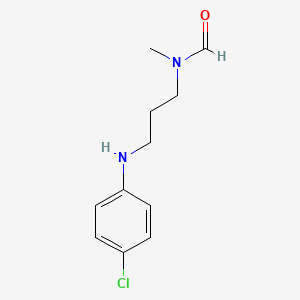 molecular formula C11H15ClN2O B12541829 N-[3-(4-Chloroanilino)propyl]-N-methylformamide CAS No. 821780-02-3