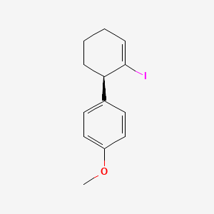 molecular formula C13H15IO B12541997 (1R)-6-Iodo-4'-methoxy-1,2,3,4-tetrahydro-1,1'-biphenyl CAS No. 665054-10-4
