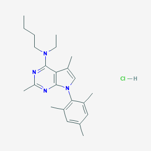 molecular formula C23H33ClN4 B125420 CP-154526 hydrochloride CAS No. 257639-98-8