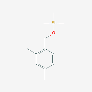 molecular formula C12H20OSi B12542013 Silane, [(2,4-dimethylphenyl)methoxy]trimethyl- CAS No. 673458-58-7
