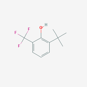 molecular formula C11H13F3O B12542017 2-Tert-butyl-6-(trifluoromethyl)phenol CAS No. 143571-22-6