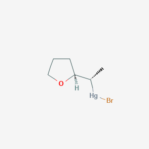 molecular formula C6H11BrHgO B12542071 Bromo{1-[(2S)-oxolan-2-yl]ethyl}mercury CAS No. 835871-85-7