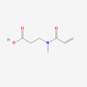 molecular formula C7H11NO3 B12542150 N-Acryloyl-N-methyl-beta-alanine CAS No. 658687-97-9