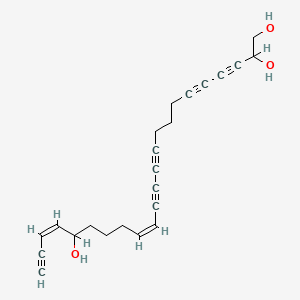 molecular formula C23H24O3 B1254217 callytriol C CAS No. 185548-40-7