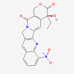 molecular formula C20H15N3O6 B1254233 12-Nitrocamptothecin 