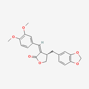molecular formula C21H20O6 B1254235 Gossypifan 