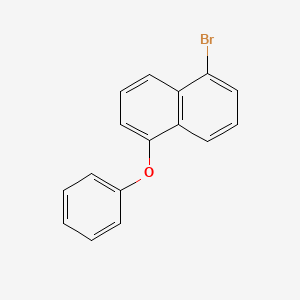 molecular formula C16H11BrO B12542424 1-Bromo-5-phenoxynaphthalene CAS No. 653599-59-8
