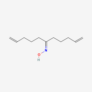 molecular formula C11H19NO B12542431 1,10-Undecadien-6-one, oxime CAS No. 144990-08-9