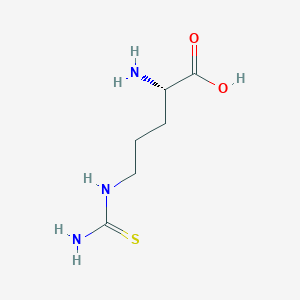 molecular formula C6H13N3O2S B125426 L-thiocitrulline CAS No. 156719-37-8