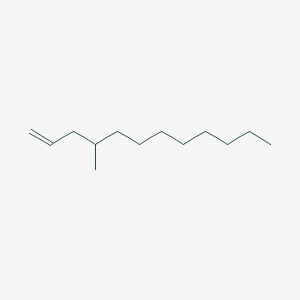 molecular formula C13H26 B12542616 1-Dodecene, 4-methyl- CAS No. 142450-26-8