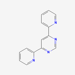 molecular formula C14H10N4 B1254264 4,6-Bis(2-pyridyl)pyrimidine 