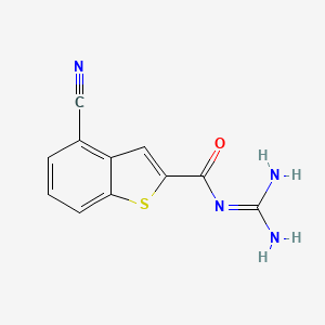 N-(4-cyano-benzo(b)thiophene-2-carbonyl)guanidine