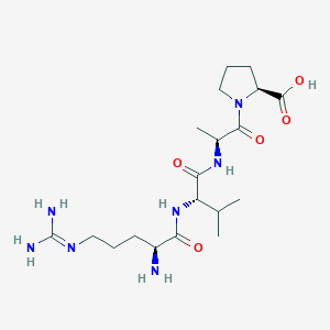 molecular formula C19H35N7O5 B12542704 N~5~-(Diaminomethylidene)-L-ornithyl-L-valyl-L-alanyl-L-proline CAS No. 798540-20-2