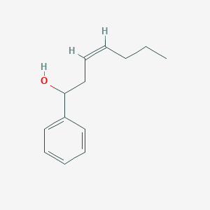 molecular formula C13H18O B1254275 alpha-[(Z)-2-Hexenyl]benzenemethanol 