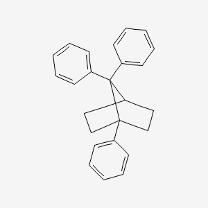molecular formula C25H24 B12542787 1,7,7-Triphenylbicyclo[2.2.1]heptane CAS No. 656259-92-6
