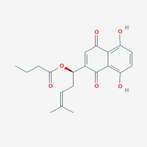 molecular formula C20H22O6 B1254279 Butylshikonin 