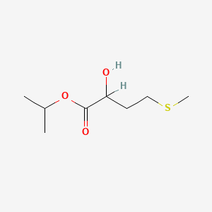 molecular formula C8H16O3S B1254281 Butanoic acid, 2-hydroxy-4-(methylthio)-, 1-methylethyl ester CAS No. 57296-04-5