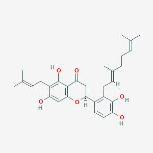 molecular formula C30H36O6 B1254284 nymphaeol C 