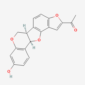molecular formula C19H14O5 B1254290 Crotafuran B 