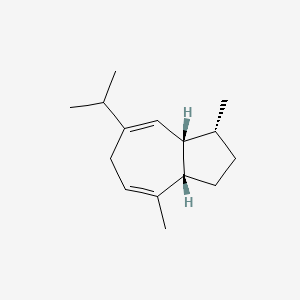 molecular formula C15H24 B1254296 (-)-Guaia-6,9-diene 