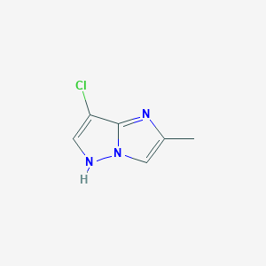 7-Chloro-2-methyl-1H-imidazo[1,2-b]pyrazole