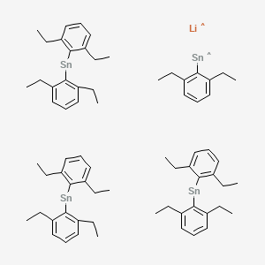 molecular formula C70H91LiSn4 B12543096 CID 78061187 