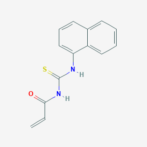 molecular formula C14H12N2OS B12543300 N-[(Naphthalen-1-yl)carbamothioyl]prop-2-enamide CAS No. 144235-85-8