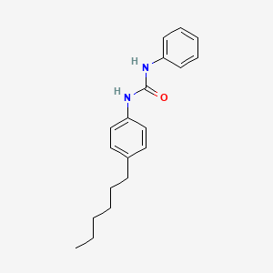 molecular formula C19H24N2O B12543354 N-(4-Hexylphenyl)-N'-phenylurea CAS No. 144331-86-2
