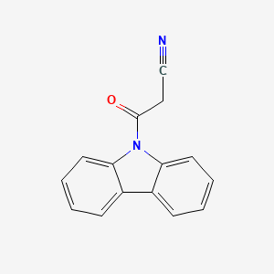 molecular formula C15H10N2O B12543436 3-(9H-Carbazol-9-YL)-3-oxopropanenitrile CAS No. 821009-95-4