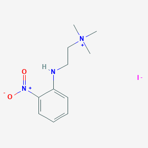 molecular formula C11H18IN3O2 B12543440 N,N,N-Trimethyl-2-(2-nitroanilino)ethan-1-aminium iodide CAS No. 144674-97-5