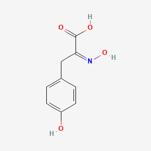 molecular formula C9H9NO4 B1254348 (2Z)-2-(hydroxyimino)-3-(4-hydroxyphenyl)propanoic acid 
