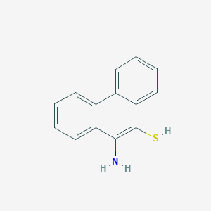 molecular formula C14H11NS B12543821 10-Aminophenanthrene-9-thiol CAS No. 652160-83-3