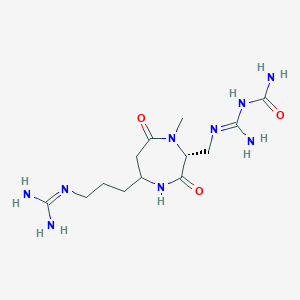molecular formula C13H25N9O3 B1254390 TAN-1057C 