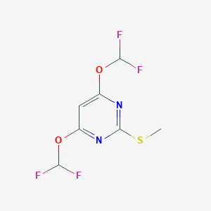 4,6-Bis(difluoromethoxy)-2-(methylthio)pyrimidine