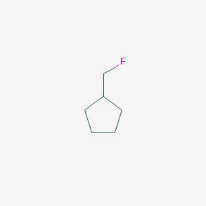 molecular formula C6H11F B12544077 Cyclopentane, (fluoromethyl)- CAS No. 145866-23-5