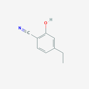 molecular formula C9H9NO B12544141 4-Ethyl-2-hydroxybenzonitrile 