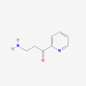 molecular formula C8H10N2O B12544173 3-Amino-1-(pyridin-2-yl)propan-1-one CAS No. 652972-07-1