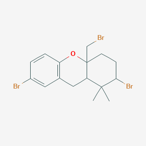 1,1-Dimethyl-2,7-dibromo-4a-(bromomethyl)-1,2,3,4,4a,9a-hexahydro-9H-xanthene