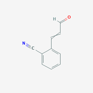 molecular formula C10H7NO B12544232 2-(3-Oxoprop-1-enyl)benzonitrile CAS No. 825638-19-5
