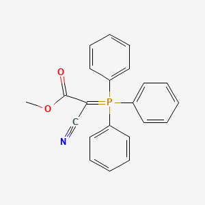 molecular formula C22H18NO2P B1254431 Methyl 2-cyano-2-(trimethylphosphonio)ethenoate 