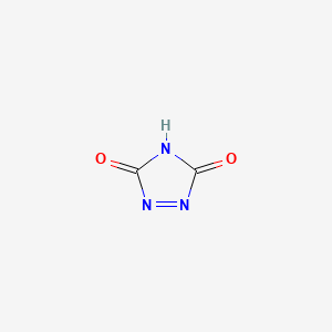molecular formula C2HN3O2 B1254445 3H-1,2,4-Triazole-3,5(4H)-dione CAS No. 4019-43-6