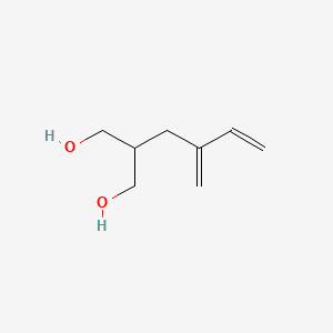 molecular formula C8H14O2 B12544465 2-(2-Methylidenebut-3-EN-1-YL)propane-1,3-diol CAS No. 656835-18-6