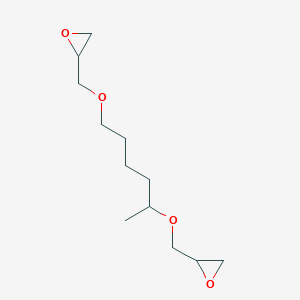molecular formula C12H22O4 B12544504 1,5-Bis(glycidyloxy)hexane CAS No. 652149-93-4