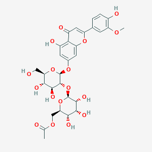 molecular formula C30H34O17 B1254452 Stachyspinoside 